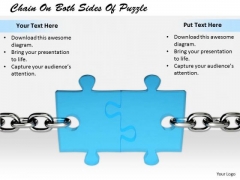 Stock Photo Business Strategy Examples Chain On Both Sides Of Puzzle Images And Graphics Stock Photo Business Strategy Examples Chain On Both Sides Of Puzzle Images And Graphics