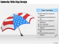 Stock Photo Business Strategy Execution Umbrella With Flag Design Stock Photo Pictures Images