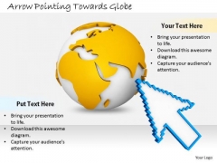 Stock Photo Business Strategy Formulation Arrow Pointing Towards Globe Stock Photos Stock Photo Business Strategy Formulation Arrow Pointing Towards Globe Stock Photos