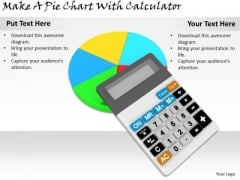 Stock Photo Business Strategy Implementation Make Pie Chart With Calculator Photos Stock Photo Business Strategy Implementation Make Pie Chart With Calculator Photos