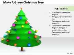 Stock Photo Business Strategy Plan Make Green Christmas Tree Images