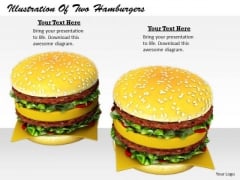 Stock Photo Business Strategy Planning Illustration Of Two Hamburgers Icons Images Stock Photo Business Strategy Planning Illustration Of Two Hamburgers Icons Images