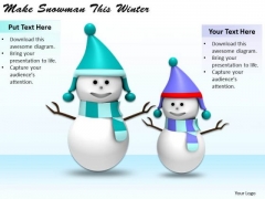Stock Photo Business Strategy Review Make Snowman This Winter Stock Images Stock Photo Business Strategy Review Make Snowman This Winter Stock Images