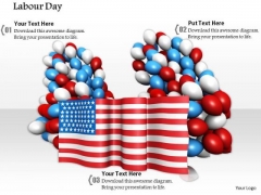 Stock Photo Celebration Of Labor Day With Balloons And Flag PowerPoint Slide Stock Photo Celebration Of Labor Day With Balloons And Flag PowerPoint Slide