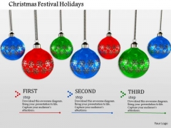 Stock Photo Christmas Festival Holidays PowerPoint Slide