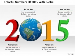 Stock Photo Colorful Numbers Of 2015 With Globe PowerPoint Slide Stock Photo Colorful Numbers Of 2015 With Globe PowerPoint Slide