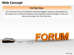 Stock Photo Computer Mouse Connected To Word Forum PowerPoint Slide Stock Photo Computer Mouse Connected To Word Forum PowerPoint Slide