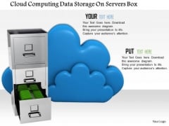 Stock Photo Conceptual Image Of Cloud Storage PowerPoint Slide Stock Photo Conceptual Image Of Cloud Storage PowerPoint Slide