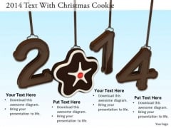 Stock Photo Cookie In Hanging 2014 Year Graphic PowerPoint Slide Stock Photo Cookie In Hanging 2014 Year Graphic PowerPoint Slide