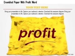 Stock Photo Crumbled Paper With Profit Word PowerPoint Slide Stock Photo Crumbled Paper With Profit Word PowerPoint Slide