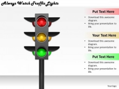 Stock Photo Develop Business Strategy Always Watch Traffic Lights Stock Photos Stock Photo Develop Business Strategy Always Watch Traffic Lights Stock Photos