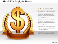 Stock Photo Dollar Symbol Reward For Winners PowerPoint Slide