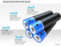 Stock Photo Four Battery Pencil Cells For Pwer Back Up PowerPoint Slide Stock Photo Four Battery Pencil Cells For Pwer Back Up PowerPoint Slide