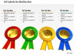 Stock Photo Four Colored Labels On White Background PowerPoint Slide Stock Photo Four Colored Labels On White Background PowerPoint Slide