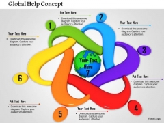 Stock Photo Global Help Concept PowerPoint Slide Stock Photo Global Help Concept PowerPoint Slide