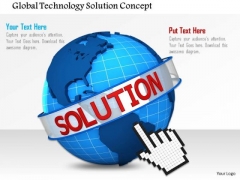 Stock Photo Global Technology Solution Concept PowerPoint Slide Stock Photo Global Technology Solution Concept PowerPoint Slide