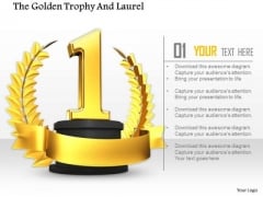 Stock Photo Golden Trophy Award For 1st Rank Pwerpoint Slide Stock Photo Golden Trophy Award For 1st Rank Pwerpoint Slide