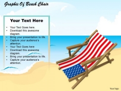 Stock Photo Graphic Of Beach Chair PowerPoint Template Stock Photo Graphic Of Beach Chair PowerPoint Template