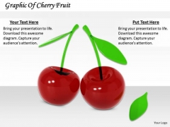 Stock Photo Graphic Of Cherry Fruit PowerPoint Template Stock Photo Graphic Of Cherry Fruit PowerPoint Template