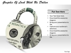 Stock Photo Graphic Of Lock With Us Dollar PowerPoint Template Stock Photo Graphic Of Lock With Us Dollar PowerPoint Template