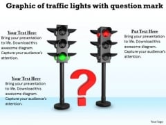 Stock Photo Graphic Of Traffic Lights With Question Mark PowerPoint Template Stock Photo Graphic Of Traffic Lights With Question Mark PowerPoint Template