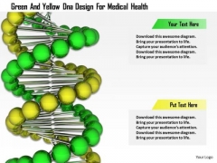 Stock Photo Green And Yellow Dna Design For Medical Health PowerPoint Slide Stock Photo Green And Yellow Dna Design For Medical Health PowerPoint Slide