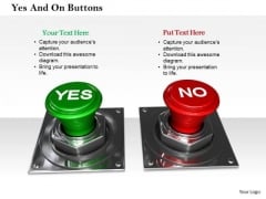 Stock Photo Green Yes And Red No Buttons PowerPoint Slide Stock Photo Green Yes And Red No Buttons PowerPoint Slide