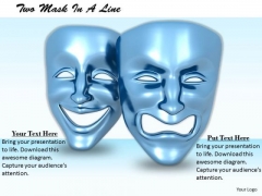 Stock Photo Happy Angry Emotions Mask PowerPoint Slide Stock Photo Happy Angry Emotions Mask PowerPoint Slide