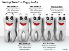 Stock Photo Healthy Teeth For Happy Smiles PowerPoint Template Stock Photo Healthy Teeth For Happy Smiles PowerPoint Template