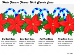 Stock Photo Holy Flower Frame With Candy Cane PowerPoint Slide Stock Photo Holy Flower Frame With Candy Cane PowerPoint Slide
