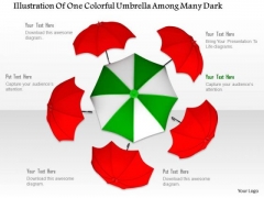 Stock Photo Illustration Of Colorful Umbrellas PowerPoint Slide Stock Photo Illustration Of Colorful Umbrellas PowerPoint Slide