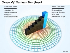 Stock Photo Image Of Business Bar Graph PowerPoint Template Stock Photo Image Of Business Bar Graph PowerPoint Template