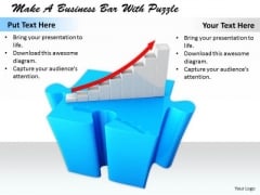 Stock Photo Internet Business Strategy Make Bar With Puzzle Images And Graphics Stock Photo Internet Business Strategy Make Bar With Puzzle Images And Graphics