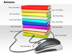 Stock Photo Internet Concept With Books And Mouse PowerPoint Slide Stock Photo Internet Concept With Books And Mouse PowerPoint Slide