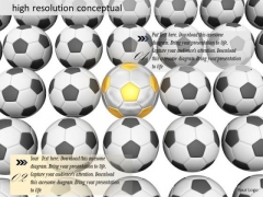 Stock Photo Leader Ball In Center Of Team Players PowerPoint Slide Stock Photo Leader Ball In Center Of Team Players PowerPoint Slide
