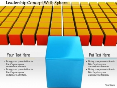 Stock Photo Leadership Concept With Cubes PowerPoint Slide Stock Photo Leadership Concept With Cubes PowerPoint Slide