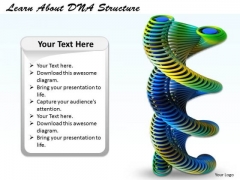 Stock Photo Learn About Dna Structure Ppt Template