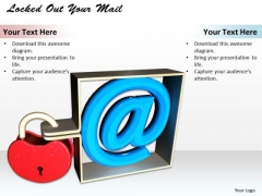 Stock Photo Locked Out Your Mail PowerPoint Template Stock Photo Locked Out Your Mail PowerPoint Template