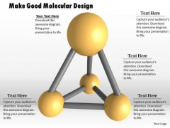Stock Photo Make Good Molecular Design PowerPoint Template Stock Photo Make Good Molecular Design PowerPoint Template