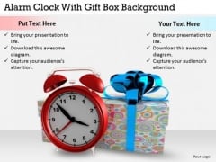 Stock Photo Marketing Concepts Alarm Clock With Gift Box Background Business Pictures Images Stock Photo Marketing Concepts Alarm Clock With Gift Box Background Business Pictures Images