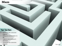Stock Photo Maze Graphic To Show Problem Solving Concept PowerPoint Slide Stock Photo Maze Graphic To Show Problem Solving Concept PowerPoint Slide