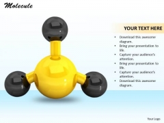Stock Photo Molecule Structure PowerPoint Slide Stock Photo Molecule Structure PowerPoint Slide