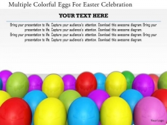 Stock Photo Multiple Colorful Eggs For Easter Celebration PowerPoint Slide Stock Photo Multiple Colorful Eggs For Easter Celebration PowerPoint Slide
