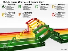 Stock Photo Multiple Houses With Energy Efficiency Chart PowerPoint Slide Stock Photo Multiple Houses With Energy Efficiency Chart PowerPoint Slide