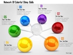 Stock Photo Network Of Colorful Shiny Balls PowerPoint Slide Stock Photo Network Of Colorful Shiny Balls PowerPoint Slide