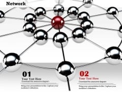 Stock Photo Network Of Silver And Red Spheres PowerPoint Slide Stock Photo Network Of Silver And Red Spheres PowerPoint Slide
