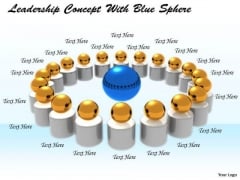 Stock Photo New Business Strategy Leadership Concept With Blue Sphere Stock Photo New Business Strategy Leadership Concept With Blue Sphere
