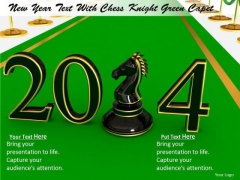 Stock Photo New Year Black Chess Pawn PowerPoint Slide