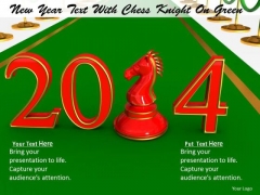 Stock Photo New Year Chess Pawn PowerPoint Slide