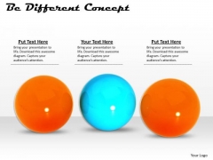 Stock Photo Orange Balls With One Blue Ball For Leadership PowerPoint Slide Stock Photo Orange Balls With One Blue Ball For Leadership PowerPoint Slide